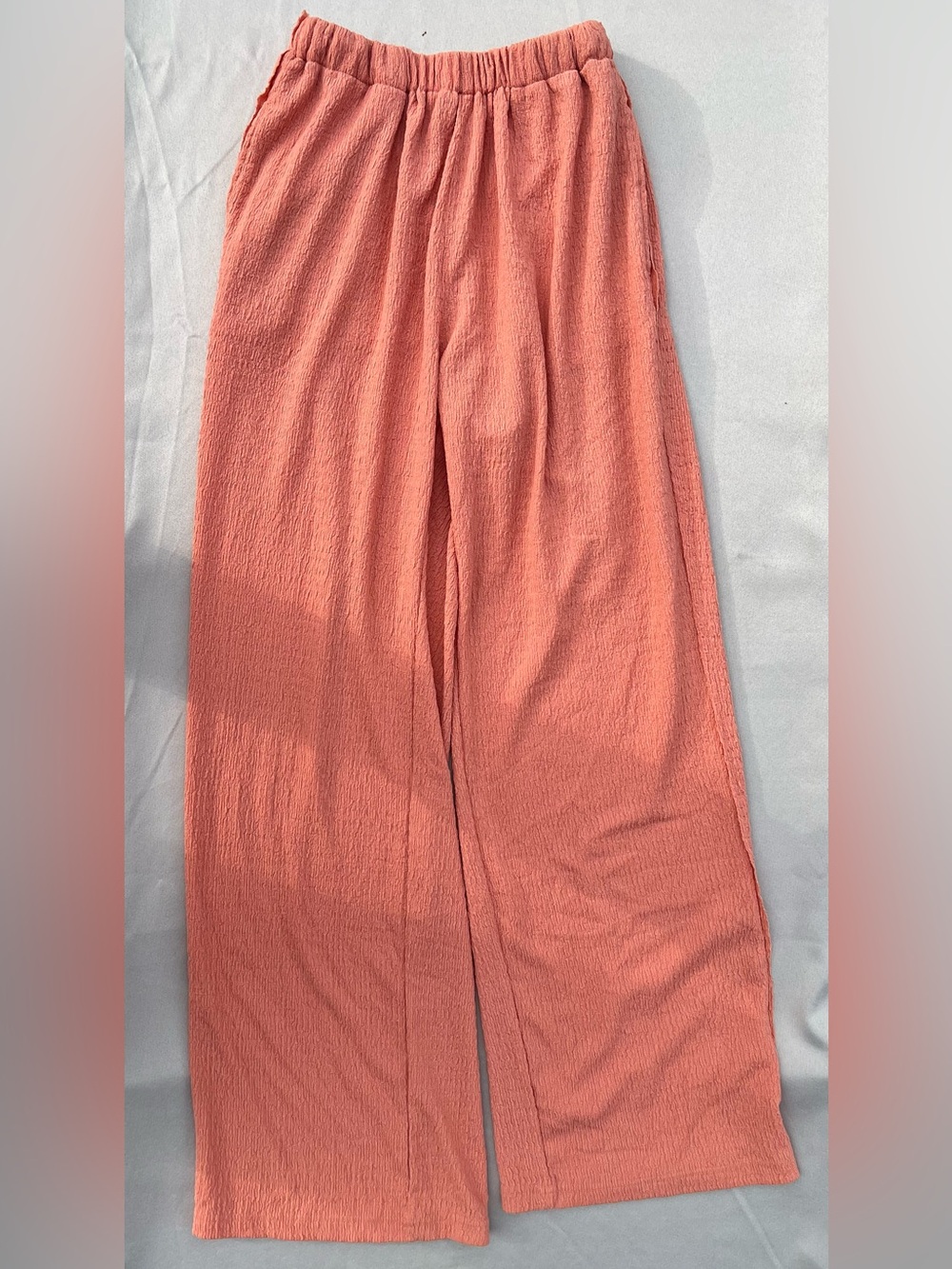 NEW! POL Salmon Pink Sequin Pocket Pants - Picture 3 of 6